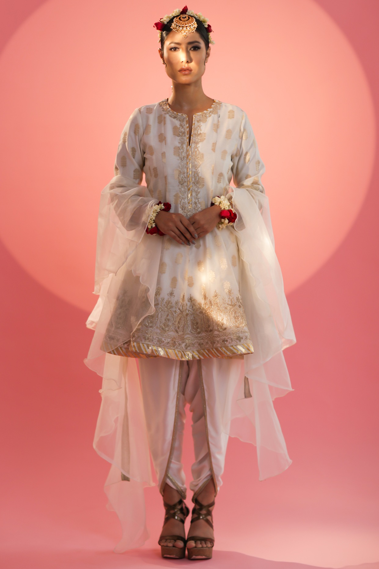 Blue Banarasi Silk Festival Churidar Designer Suit -